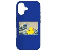 Custodia per iPhone 17 Rubber Duck on The Great Wave off Kanagawa