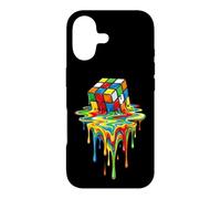 Custodia per iPhone 17 Rubic's Cube Magic in Treno di sciogliere, gioco liquido, vintage
