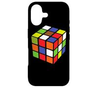 Custodia per iPhone 17 Rubiks Cube colorato 3x3 cubo matematico gioco velocità cubi puzzle