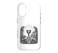 Custodia per iPhone 17 Sacro Graal Leggenda Arturiana Sacro Calice Line Art