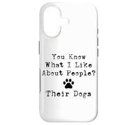 Custodia per iPhone 17 Sai cosa mi piace delle persone? I loro cani