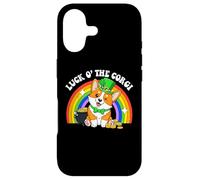 Custodia per iPhone 17 Saint Patrick's Day St. Paddy's Irish Luck O Corgi Dog Lover