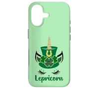 Custodia per iPhone 17 Saint Patricks Shamrock Lepricorn Kids St. Patrick's Day