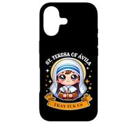 Custodia per iPhone 17 Saint Teresa of Avila Pray for Us Cattolici per Bambini