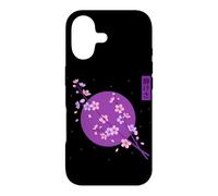 Custodia per iPhone 17 Sakura Moon Blooming Cherry Blossom Flower Anime giapponese