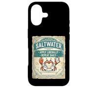 Custodia per iPhone 17 Saltwater Doctor Crab Ocean Vintage Design