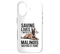 Custodia per iPhone 17 Salvare vite con un malinois in attesa a casa