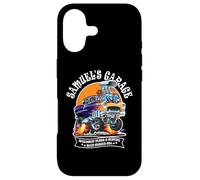 Custodia per iPhone 17 Samuel's Garage Hotrod Car Design per il nome Samuel