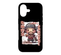 Custodia per iPhone 17 Samurai giapponese Boba Tea Warrior Ukiyo Bubble Tea Samurai