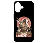 Custodia per iPhone 17 Samurai Guerriero Musashi, Giapponese Sword Fighter