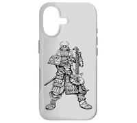 Custodia per iPhone 17 Samurai Suonare la Chitarra Divertente Chitarrista Musicista Rock