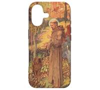 Custodia per iPhone 17 San Francesco d'Assisi Arte Patrono degli Animali Cattolico