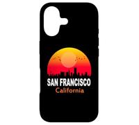 Custodia per iPhone 17 San Francisco California Vintage Sunset City State USA