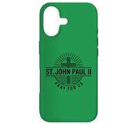 Custodia per iPhone 17 San Giovanni Paolo II Prega per noi Santa Devozione Cattolica