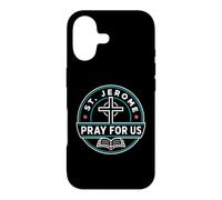 Custodia per iPhone 17 San Girolamo Prega per noi Santo Patrono Cattolico Grafico