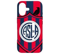 Custodia per iPhone 17 San Lorenzo de Almagro - Scudo a strisce CASLA
