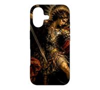 Custodia per iPhone 17 San Michele Arcangelo Barocco Chiaroscuro Icona Design