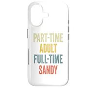 Custodia per iPhone 17 SANDY Personalized Retro Girls Part-Time SANDY Name
