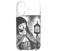 Custodia per iPhone 17 Santa Chiara d'Assisi Santa Cattolica Italiana Donna