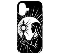 Custodia per iPhone 17 Santa Chiara d'Assisi Santi Cattolici Eucaristia Ostensorio