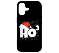 Custodia per iPhone 17 Santa Christmas Hat HoHoHo Funny Math Teacher Humor