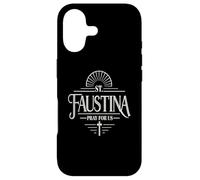 Custodia per iPhone 17 Santa Faustina Prega per noi Cattolico ispiratore