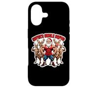 Custodia per iPhone 17 Santa's Swole Squad, allenamento natalizio in palestra, squadra, amici