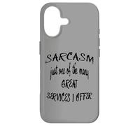 Custodia per iPhone 17 Sarcasm Just One Of The Many Services I Offer Citazione