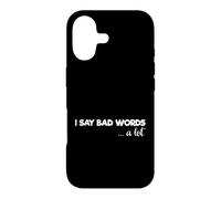 Custodia per iPhone 17 Sarcasmo amante divertente sarcastico dicendo che dico parole cattive molto