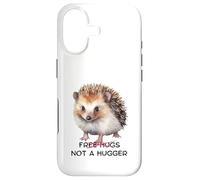 Custodia per iPhone 17 Sarcastico Hedgehog No Hugs Not a Hugger Spikey Animal donne