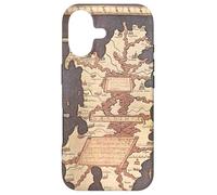 Custodia per iPhone 17 SARDEGNA mappa antica ISOLA SARDEGNA