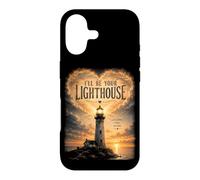 Custodia per iPhone 17 Sarò il tuo faro che ti guida a casa Amore romantico