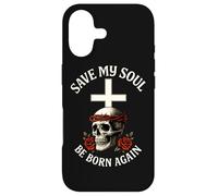Custodia per iPhone 17 Save My Soul Be Born Again - Cranio cristiano, da uomo e da donna