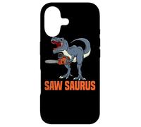 Custodia per iPhone 17 Saw Saurus Motosega T-Rex Boscaiolo