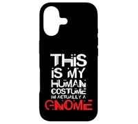 Custodia per iPhone 17 Scary Gnome Halloween Costume Scary Garden Cute Gnome Gift