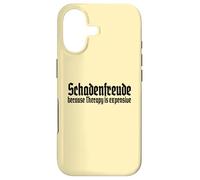 Custodia per iPhone 17 Schadenfreude, Because Therapy is Expensive German Sarcasm