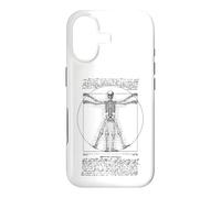 Custodia per iPhone 17 Scheletro Umano Uomo Vitruviano Leonardo Da Vinci Anatomia