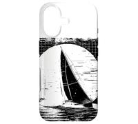 Custodia per iPhone 17 Schizzo di barca a vela Amante della vela Catamarano