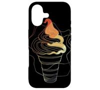 Custodia per iPhone 17 Schizzo di coppa gelato in stile vintage