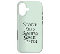 Custodia per iPhone 17 SCOTCH Uccide Bagpipe GAELIC TARTAN Scozia Meme SUL POSTERIORE