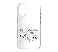 Custodia per iPhone 17 Scrapbooking is My Therapy Paper Crafting Scrapbooking