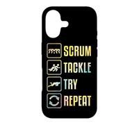 Custodia per iPhone 17 Scrum Tackle Prova a ripetere una semplice grafica di rugby