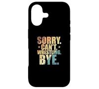 Custodia per iPhone 17 Scusa, non posso. Wrestling. Ciao. Mostra lotta