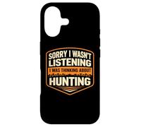 Custodia per iPhone 17 Scusa se non stavo ascoltando, stavo pensando a Hunting Hunter