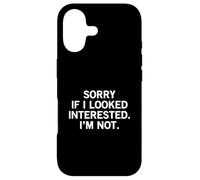 Custodia per iPhone 17 Scusa se sembravo interessato, non lo sono