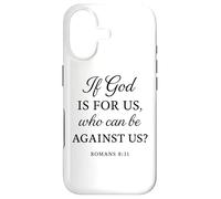 Custodia per iPhone 17 Se Dio è per noi che può essere contro di noi Romani 8:31 Bibbia