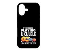 Custodia per iPhone 17 Se mi vedi suonare l'ukulele ora non è il momento