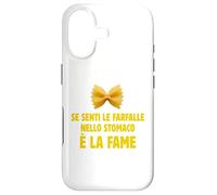 Custodia per iPhone 17 SE SENTI LE FARFALLE NELLO STOMACO E' LA FAME