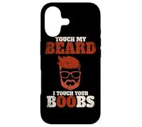 Custodia per iPhone 17 Se tocchi la mia barba, toccherò le tue tette - Divertente
