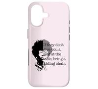 Custodia per iPhone 17 Seat at the table bring sedia pieghevole citazione Shirley Chisholm